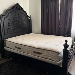 French Provincial Queen Bed frame 