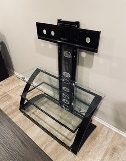 Tv Stand Glass Steel