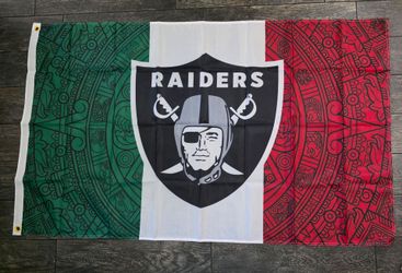 Las Vegas Raiders Mexican Flag Banner