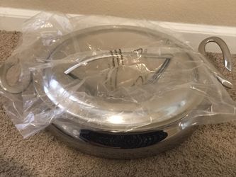 Nambe 14” Extra Large Sauté Pan w/ cover (Orig $250) Never Used