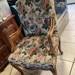 2 Chair Set - High Back And Armchair