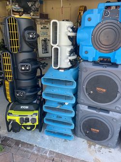 Water damage restoration equipment