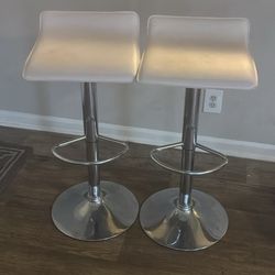 White Bat Stools