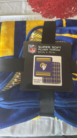 LA Rams Soft Plush Throw 60x70 Blanket 