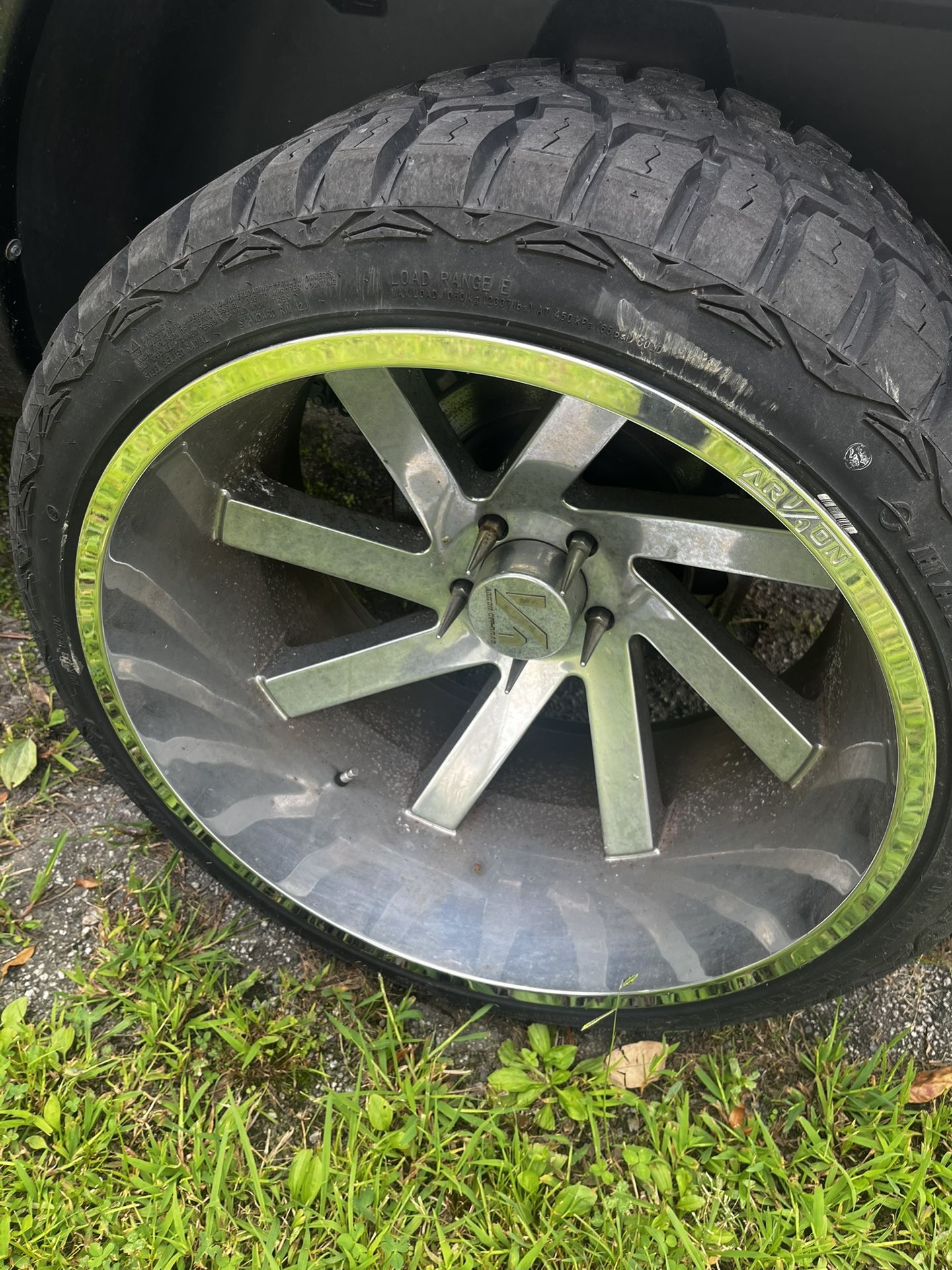 24x14 ARKON 5x5.5 Lug Pattern