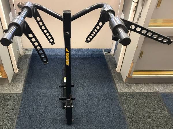 Rhode Gear Dual Bicycle Rack with Reese Hitch Mount 2-Bike Rack