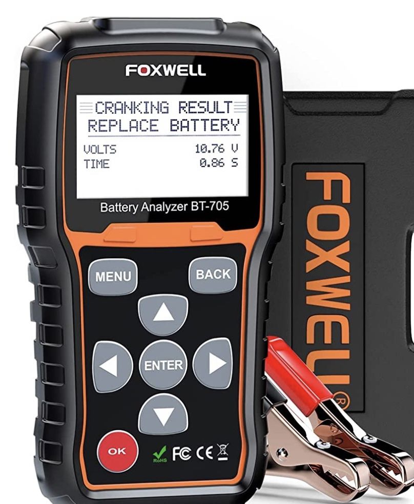 FOXWELL CAR BATTERY,/CHARGING SYSTEM CHECKER