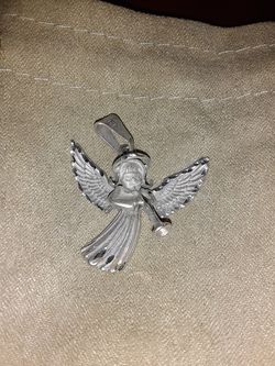 925.Silver . Angel pendant