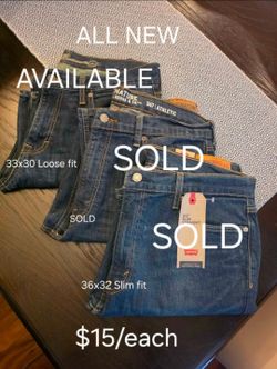 NEW Men's Levi Jeans