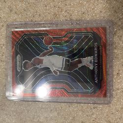 Anthony Edwards [Ruby Wave Prizm] #(contact info removed) Panini Prizm