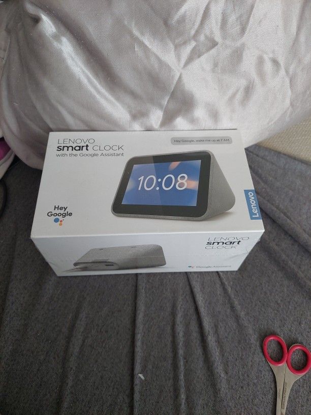 Lenovo Smart Clock W/google Asst.(sealed Box)