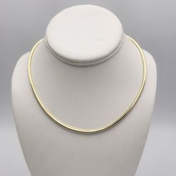 14kt Gold Omega Chain 19.2G 16" 3mm