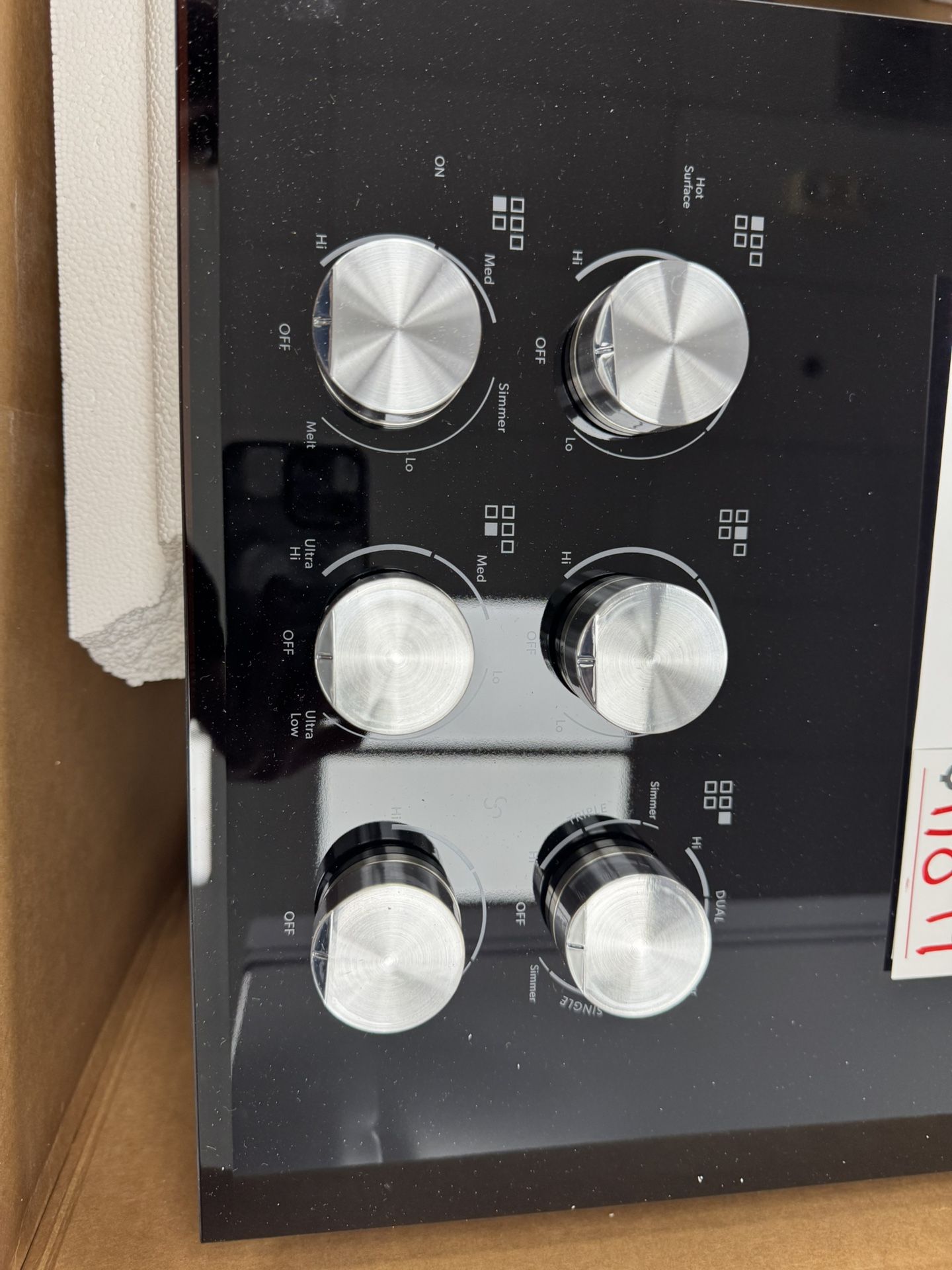 JennAir - JX3 Euro-Style 36" Built-In Electric Cooktop - Black Stainless Steel Model: JED3536GS