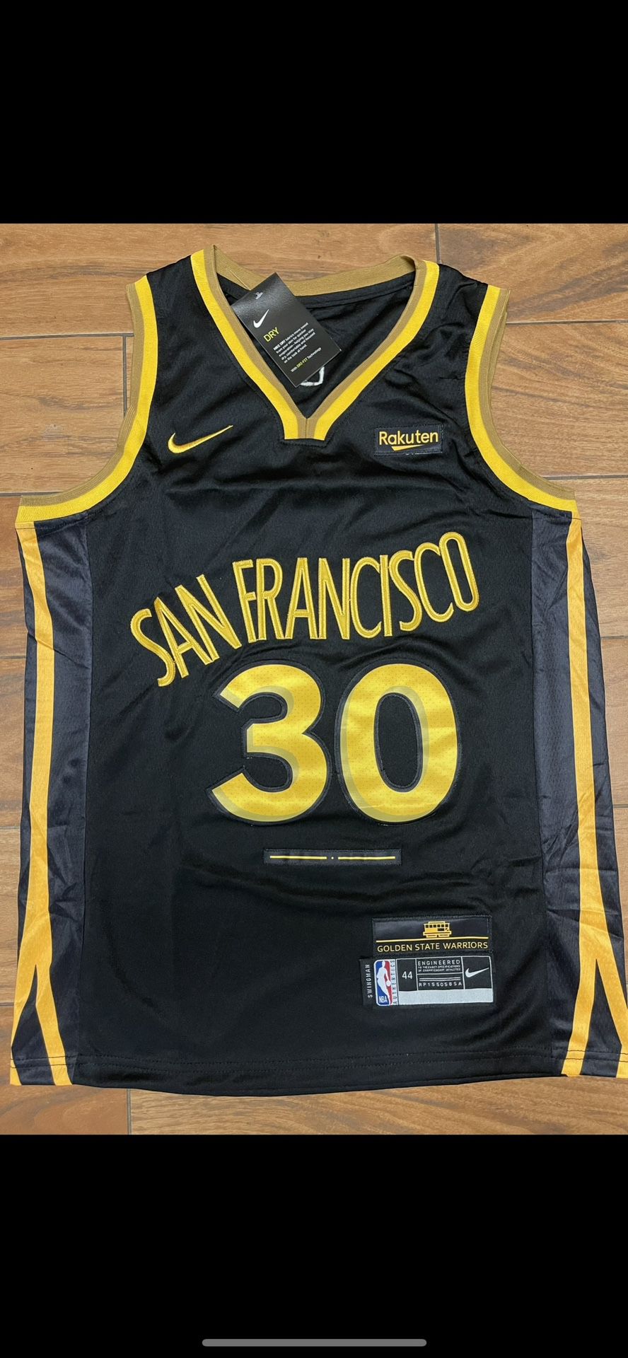 Golden State Warriors Stephen Curry Black City Edition San Francisco Jersey