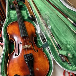 3/4 Size 1968 Hans Wagner Violin Made in West Germany Antique Vintage Old 