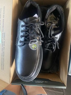 Nunn Bush Carlin black leather dress shoes in men's size 8.5 W