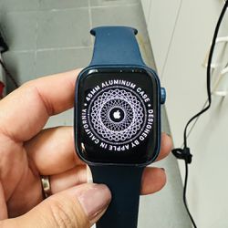 Apple Watch Series 7 45mm GPS + WiFi + Bluetooth Aluminum Blue Case