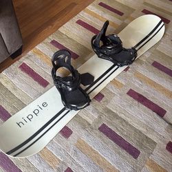151cm Hippie snowboard flux bindings $100 obo