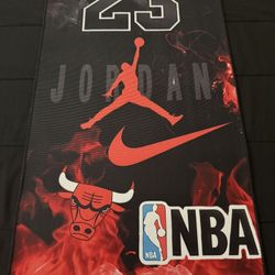 Michael Jordan Chicago Bulls Rug