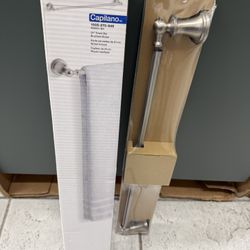 KOHLER Capilano 24 in. Towel Bar in Vibrant Brushed Nickel