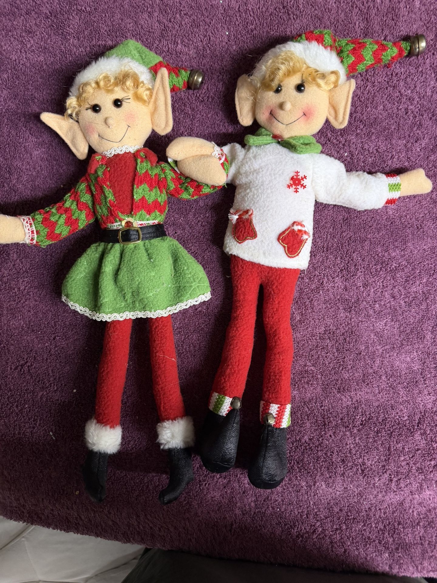 Christmas Elf Boy And Girl