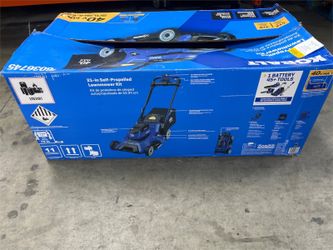 40-Volt 21-in Self-propelled Battery Mower (6 Ah Battery Charger Included)