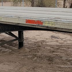 FLATBED SPLIT AXLE SEMI TRAILER 