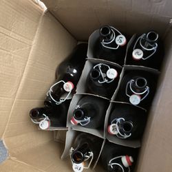 Home Brewing 750 ML Swing Top Brown Glass Bottles Set Of 10. 2 Sets Available.