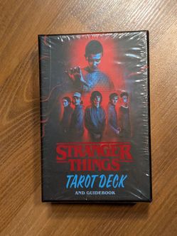 Stranger Things Tarot Deck and Guidebook – Brand New & Sealed (Insight Editions) - Retired