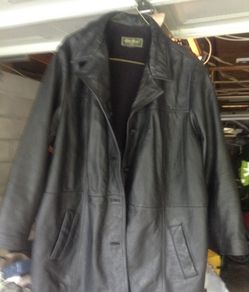 Eddie Bauer Leather Jacket XL