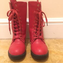 Kids Red Boots