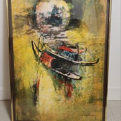 Framed & Matted Lebadang Print
