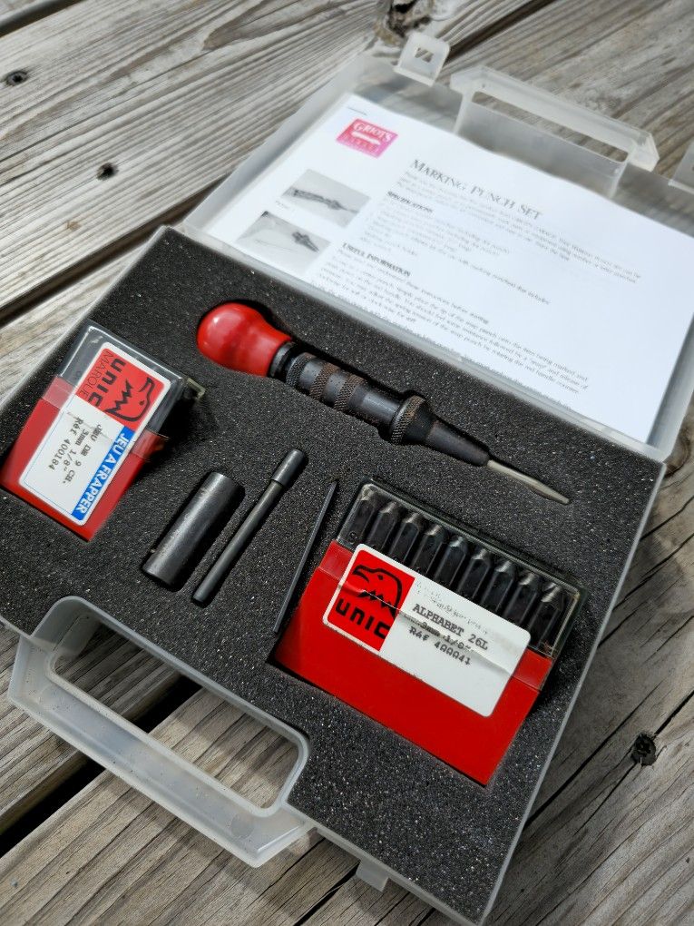 Marking Punch Set Griot's Garage Hand Tools Industrial Center Transfer Punch Set Punch Tools