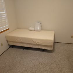Twin Tempur-Pedic Foam Mattress & Adjustable Power Bed Base – Great Condition!