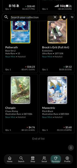Selling Pokemon Cards