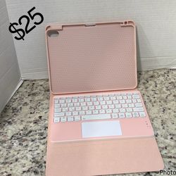 Harvopu Compatible With IPad Air 11 Inch & Air 5th/ Air 4th Generation Case With Keyboard - Multi-Touch Trackpad, 7-Color Backlit, Detachable Folio Co