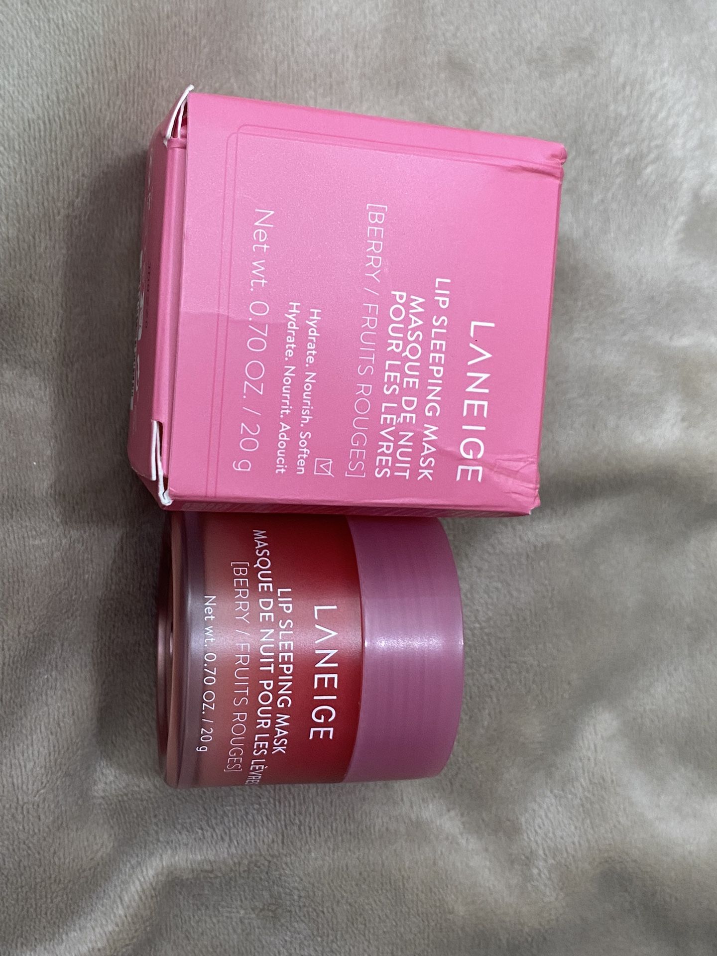 LANEIGE Lip Sleeping Mask: Nourish, Hydrate, Vitamin C, Murumuru & Shea Butter, Antioxidants, Flaky, Dry Lips