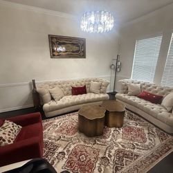 3pieces Tuffted Livingroom Set