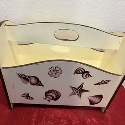Beach Seashell Home Decor Magazine Holder - Simi Valley