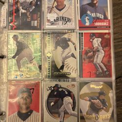 vintage baseball card collection lot Arod Jeter Cal Ripken Sammy Sosa Hershiser Bo Jackson And More!