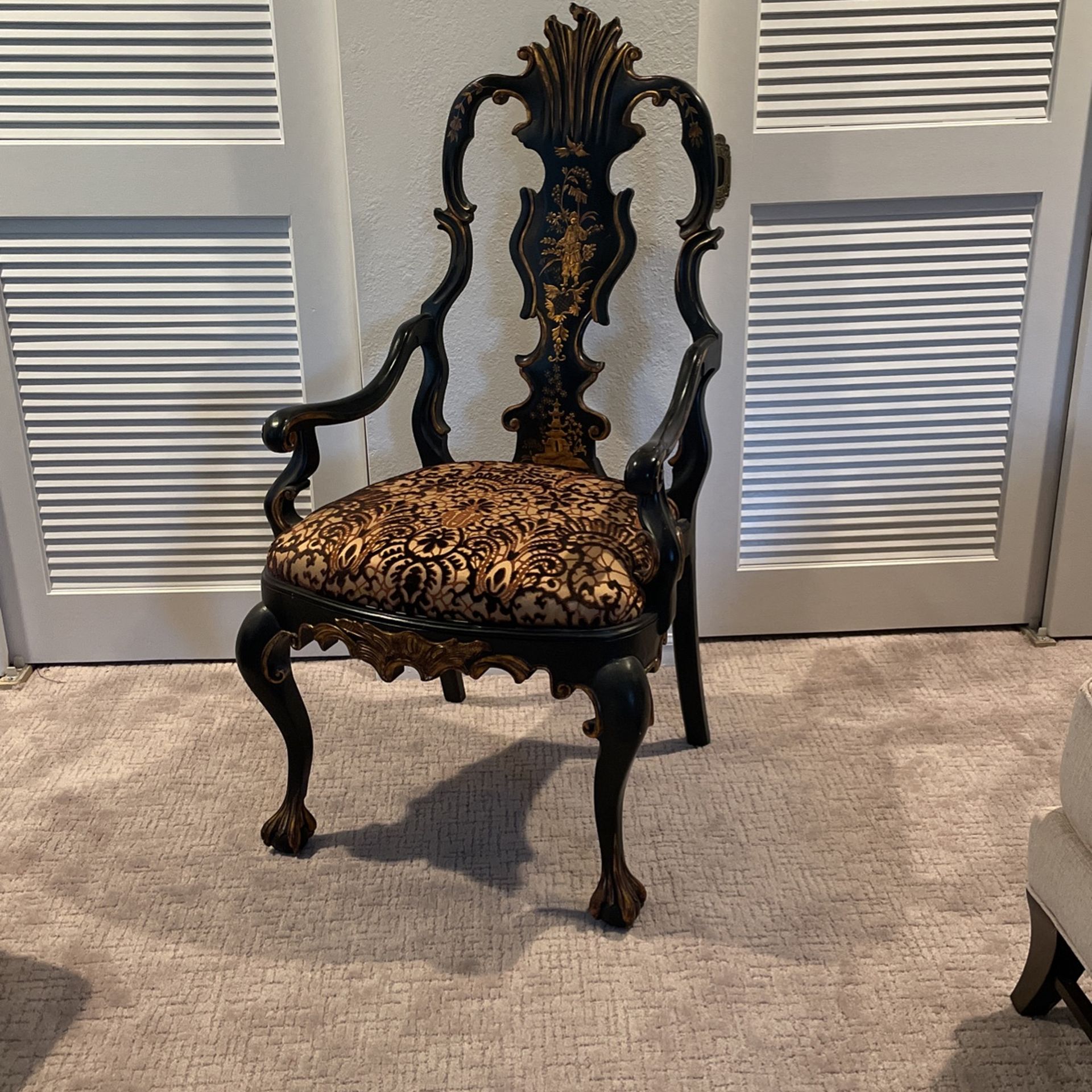 Hand Painted Arm Chair