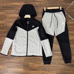 Black And Grey Nike Tech