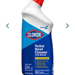 CloroxPro Toilet Bowl Cleaner with Bleach, Fresh Scent, 24 Fluid Ounces


