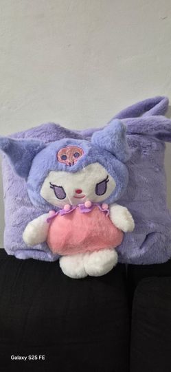 Kuromi Sanrio Plush Stuffed bag