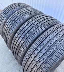 Set 235/55-19 Continental con el 80% de vida