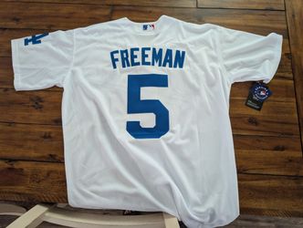 New Dodgers Freeman #5  Jersey World Series Patch Or Without 