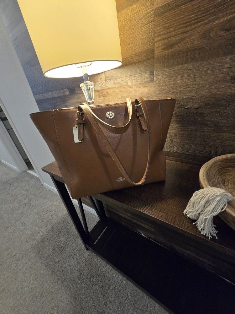 Coach Leather Tote