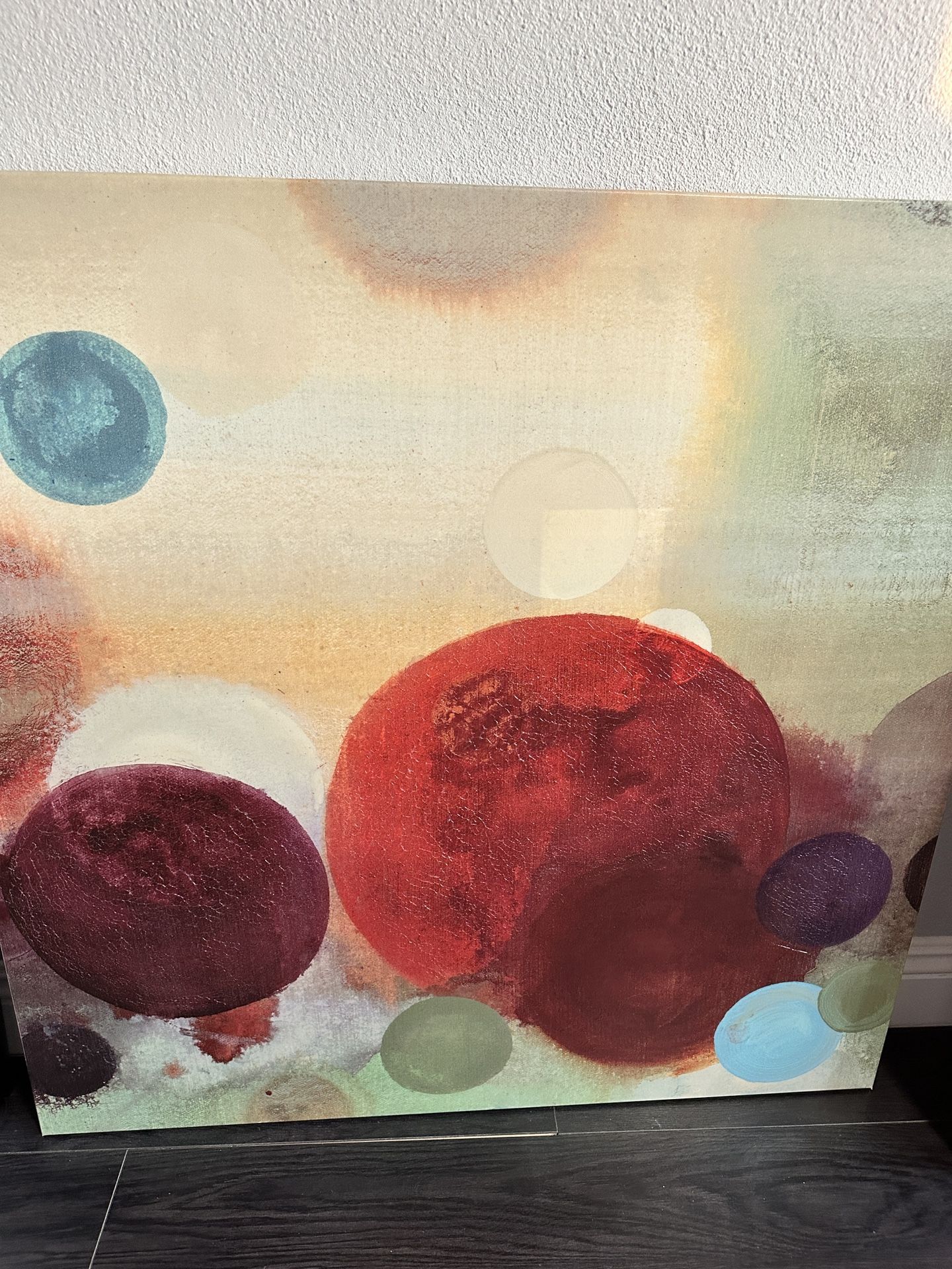 Circles Oil Painting Medium Large Size