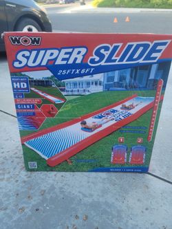 25FT ×6FT HEAVY DUTY SUPER SLIDE FOR AGE 5 - 12