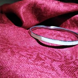 Vintage Silver And Mother Of Pearl Bracelet